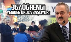 Zonguldak'ta 367 öğrenci yeniden okula başladı
