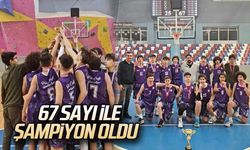 67 sayı ile şampiyon oldu!