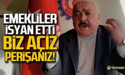 Emekliler isyan etti... "Biz açız, perişanız"