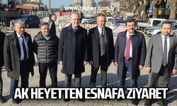 AK heyetten esnafa ziyaret