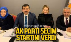 Ak parti seçim startını verdi