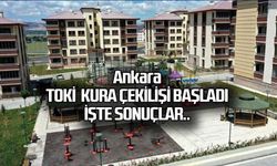 Ankara TOKİ 18.450 Konut Kura Çekiliş Sonuçları 
