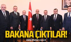 Zonguldak heyeti Bakan Vahit Kirişci’ye taleplerini dile getirdi