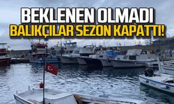 Hamsi yok! Balıkçılar sezon kapattı!