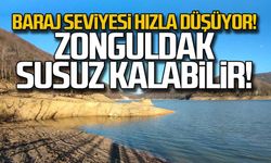 Baraj seviyesi hızla düştü... Zonguldak susuz kalabilir!