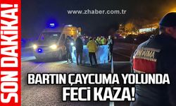 Bartın Çaycuma yolunda feci kaza!