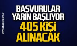 Zongudak'ta 405 Kişilik İşçi Alımı Başvuruları Başlıyor