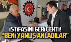Sarıoğlu istifasını geri çekti... "Yanlış anlaşıldım"