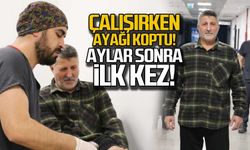 Çalışırken ayağı koptu! Aylar sonra ilk kez...