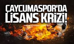 Çaycumaspor'da lisans krizi!