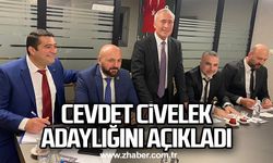 Civelek, Esnaf Kefalet Kooperatifi Başkanlığına adaylığını açıkladı