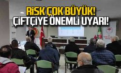 Zonguldak'ta risk çok büyük... Çiftçiye önemli uyarı!