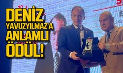 Deniz Yavuzyılmaz'a anlamlı ödül