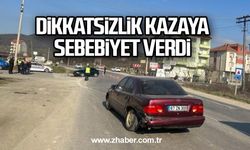 Köy Yolundan Kontrolsüz Çıkan Araç Kazaya Sebebiyet Verdi