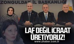 Ebru Uzun'a yanıt: Laf değil icraat üretiyoruz!