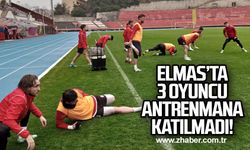 Elmas’ta 3 Oyuncu Antrenmana Katılmadı!