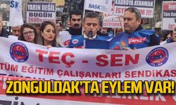 Memurlardan zam tepkisi... Zonguldak'ta eylem var!