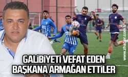 Vefat eden eski kulüp başkanları için sahada ter döktüler