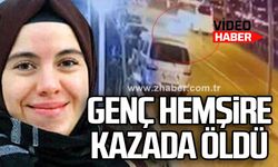 Hemşire Enise Gürsoy’ün öldüğü kaza görüntüleri yayınlandı