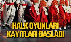 Halk oyunları kayıtları başladı