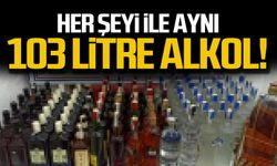103 litre alkolle yakalandı... Serbest kaldı