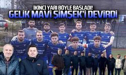 İkinci yarı böyle başladı... Gelik, Mavi Şimşek'i devirdi!