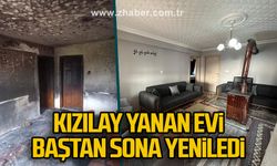 Kızılay, Asan ailesinin yanan evini baştan sona yeniledi