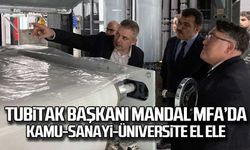 Tubitak Başkanı Hasan Mandal MFA'da