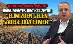 Su seviyesi ilk kez bu kadar düştü... "Dua etmekten başka bir şey gelmiyor!"