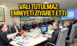 Vali Tutulmaz emniyeti ziyaret etti