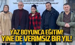 Yaz boyunca eğitim verildi... 2022 verimsiz geçti!
