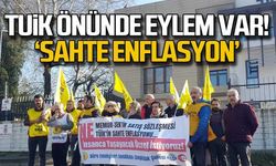 TUİK önünde eylem var.. Sahte enflasyon