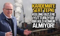 Kardemir’e sert tepki…Külünü bize yutturuyor bir kilo kömür almıyor!