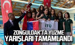 Zonguldak’ta yüzme yarışları tamamlandı