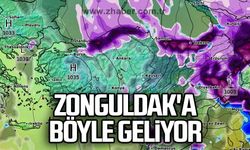 Kar Türkiye'ye işte böyle geliyor