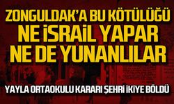 Yayla Ortaokulu kararı şehri ikiye böldü