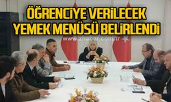 Zonguldak'ta 31 bin 383 öğrenciye verilecek yemek menüsü belirlendi