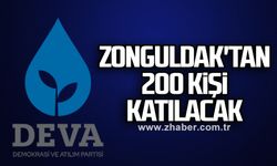 Zonguldak'tan 200 kişi katılacak