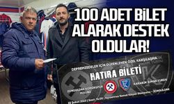 100 ADET BİLET ALARAK DESTEK OLDULAR! 