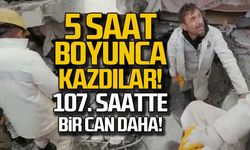 5 saat boyunca kazdılar! 107. saatte bir can daha!