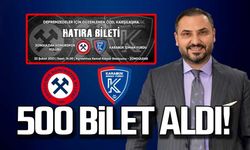 Nejdet Tıskaoğlu 500 bilet alarak destek oldu