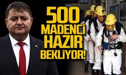 500 madenci deprem bölgesine gitmek için hazır!