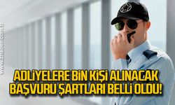 Adalet Bakanlığı 1000 Sözleşmeli Güvenlik Görevlisi Alımı. İşte başvuru şartları