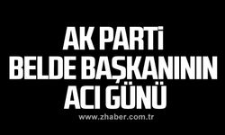 Belde başkanının acı günü