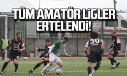 Tüm amatör ligler ertelendi!