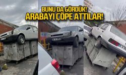 Otomobilini çöpe adan vatandaş kim?