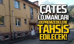 ÇATES lojmanları depremzedeler için hazırlanıyor