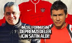 Uğur Kavuk'un imzalı formasını depremzedeler için satın aldı!