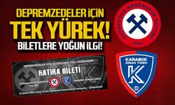 Depremzedeler için tek yürek... Biletlere yoğun ilgi!
