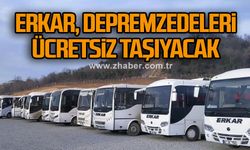 ERKAR, depremzedeleri ücretsiz taşıyacak